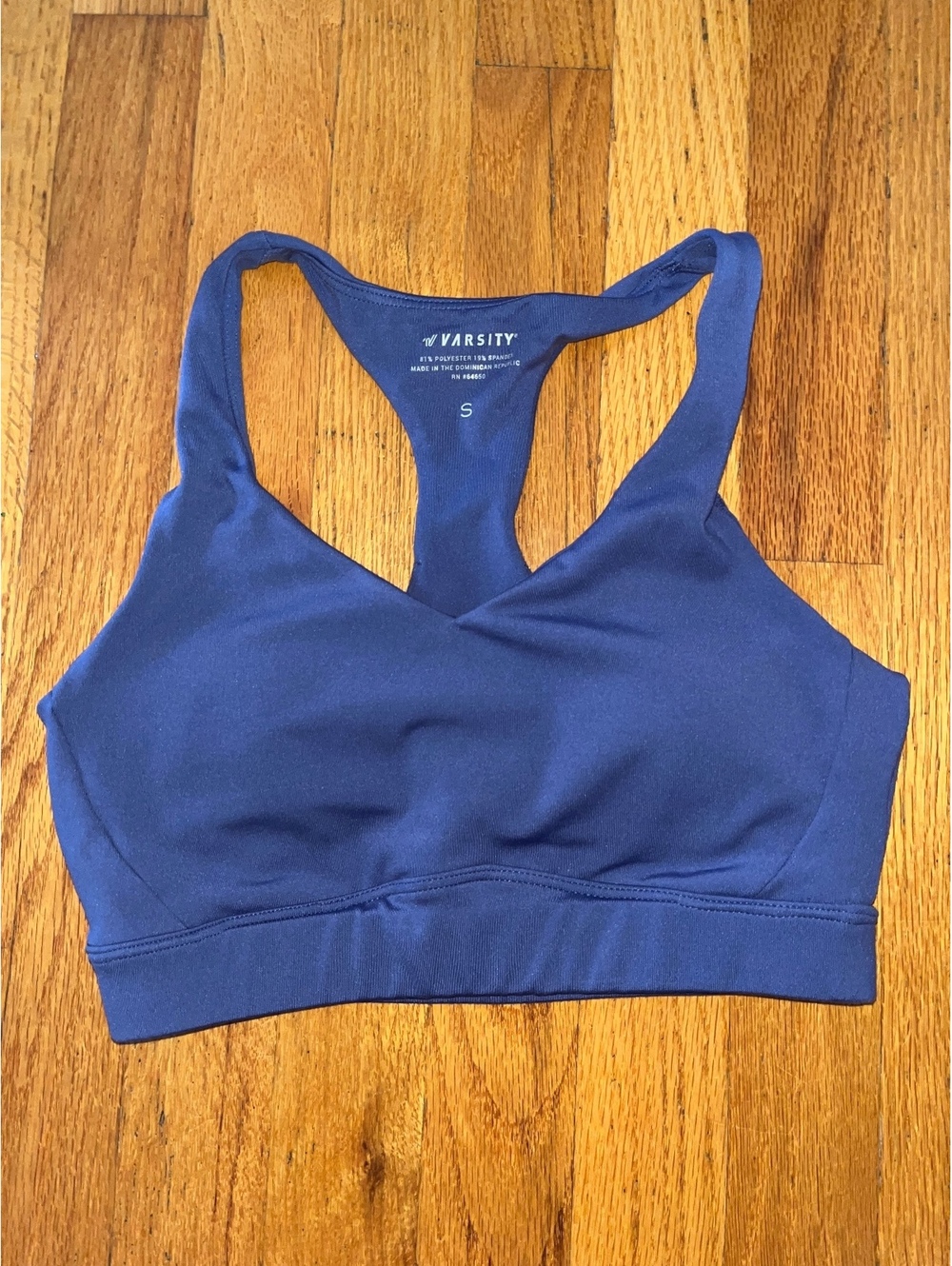 Purple Varsity Sports Bra 0098